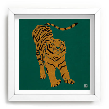 Tiger Doesn't Lose Sleep Framed Art Print Gallery Image 114