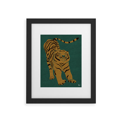 Tiger Doesn't Lose Sleep Framed Art Print Gallery Image 40
