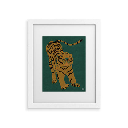 Tiger Doesn't Lose Sleep Framed Art Print Gallery Image 69