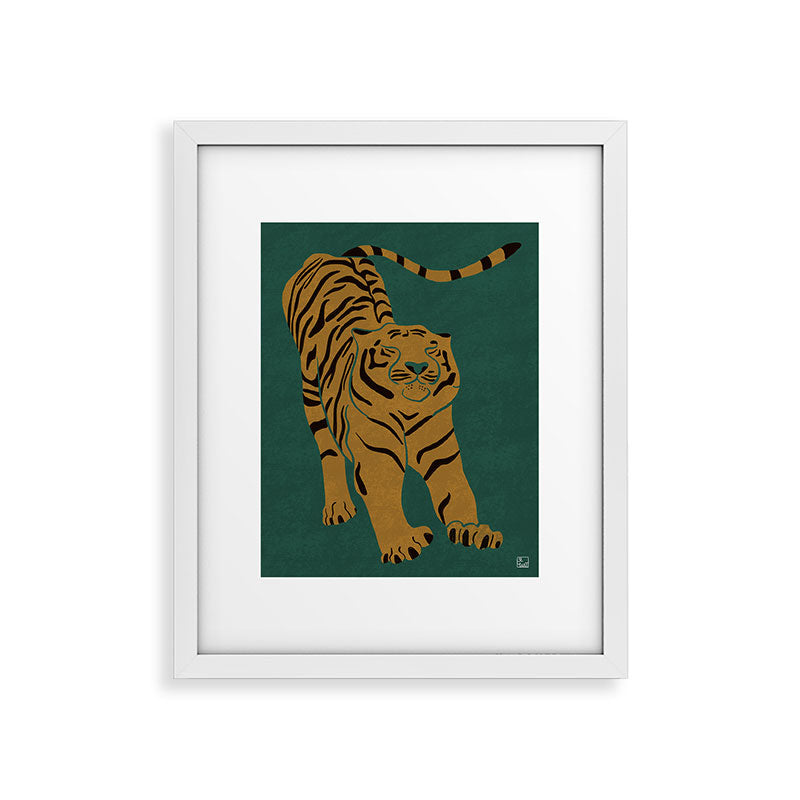 Tiger Doesn't Lose Sleep Framed Art Print Gallery Image 31