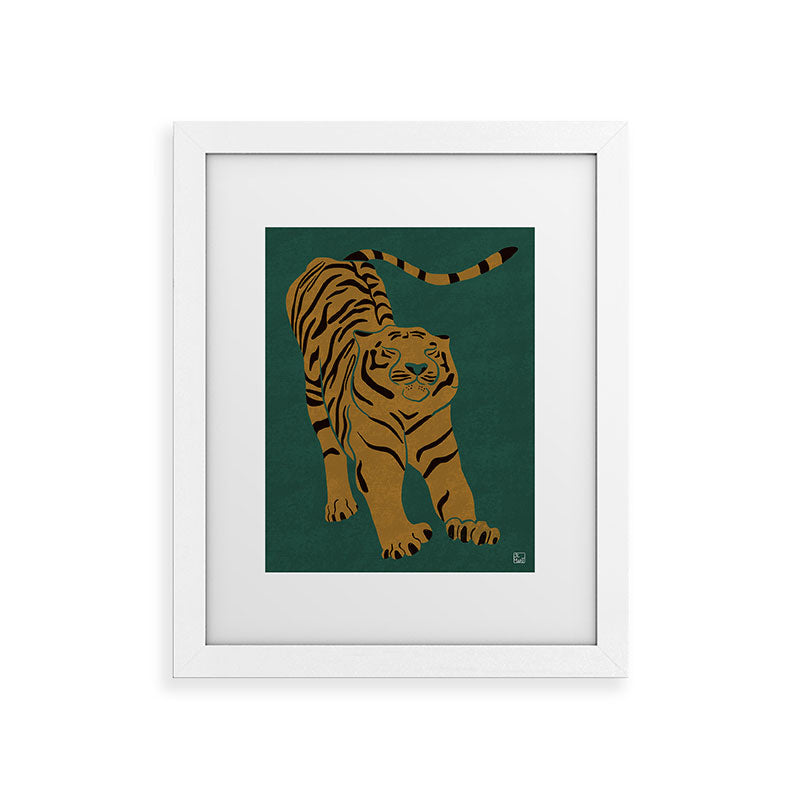 Tiger Doesn't Lose Sleep Framed Art Print Gallery Image 74