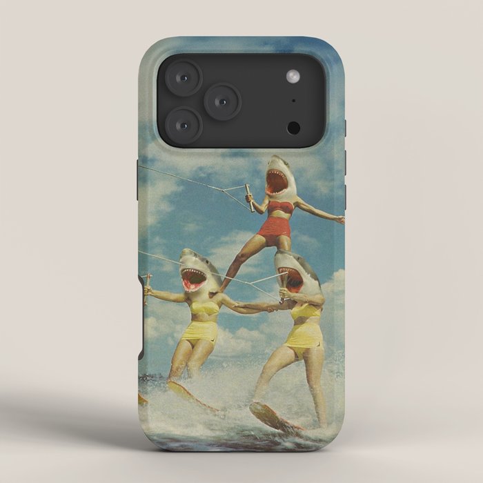 On Evil Beach - Shark Attack iPhone Case Gallery Image 4