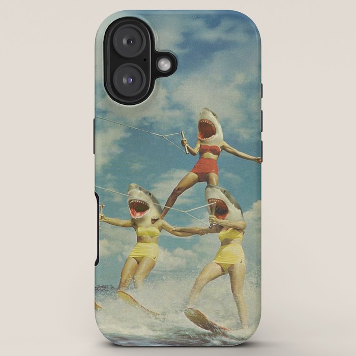 On Evil Beach - Shark Attack iPhone Case Gallery Image 5