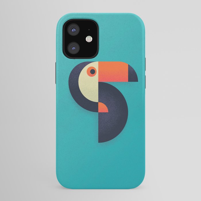 Toucan Geometric - Aqua iPhone Case Gallery Image 41