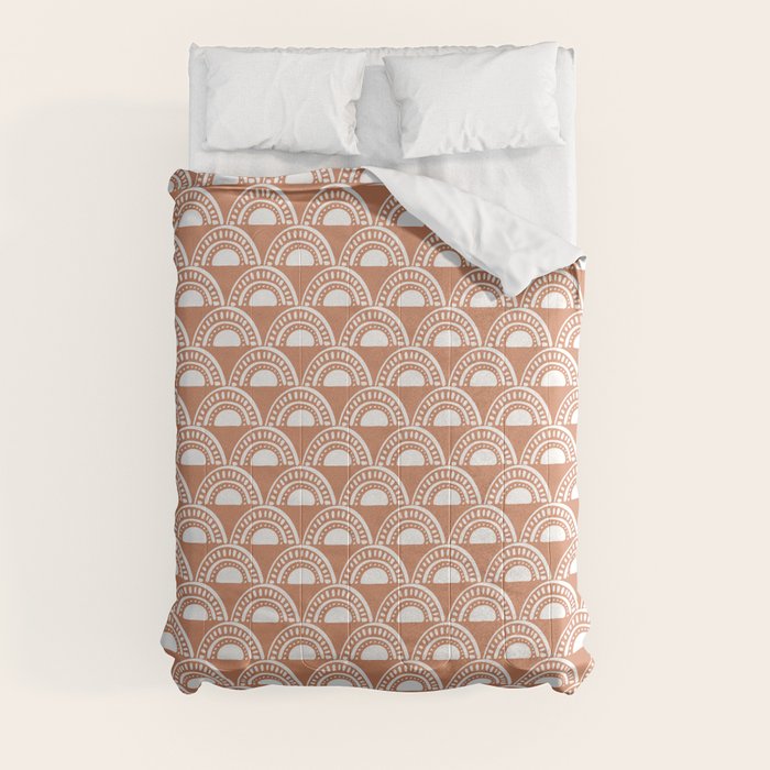 Sunshine and Rainbows . Terra Cotta Comforter Gallery Image 8
