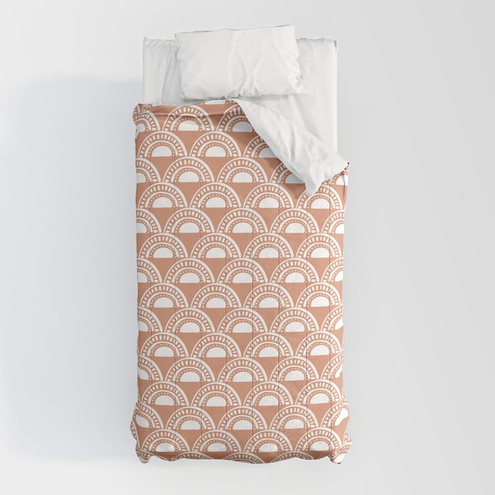 Sunshine and Rainbows . Terra Cotta Comforter Gallery Image 5