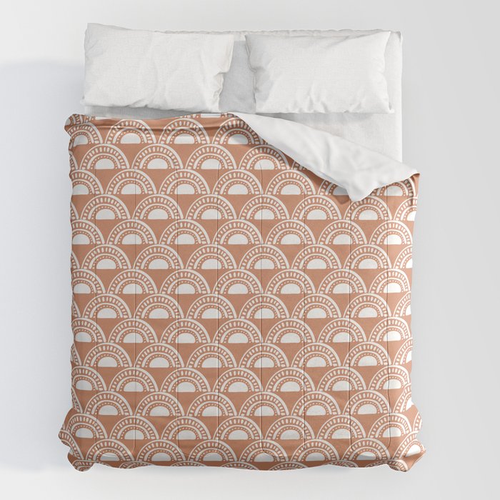 Sunshine and Rainbows . Terra Cotta Comforter Gallery Image 7