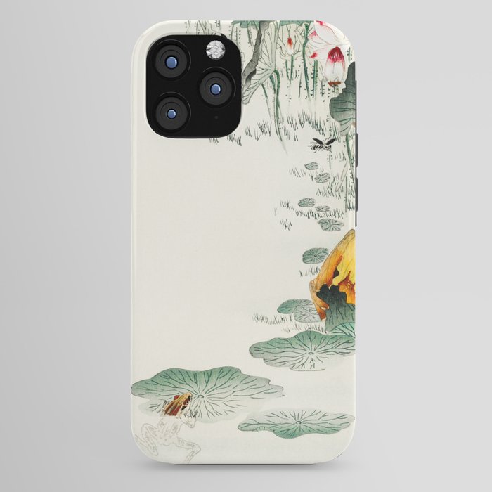 Frog in the swamp - Vintage Japanese Woodblock Print Art iPhone Case Gallery Image 44