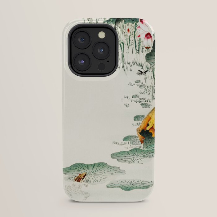 Frog in the swamp - Vintage Japanese Woodblock Print Art iPhone Case Gallery Image 31
