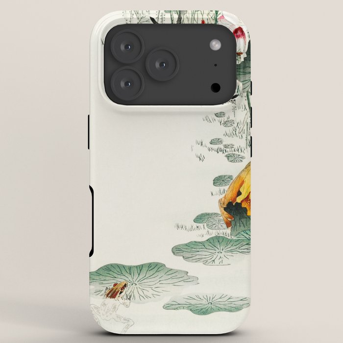 Frog in the swamp - Vintage Japanese Woodblock Print Art iPhone Case Gallery Image 7