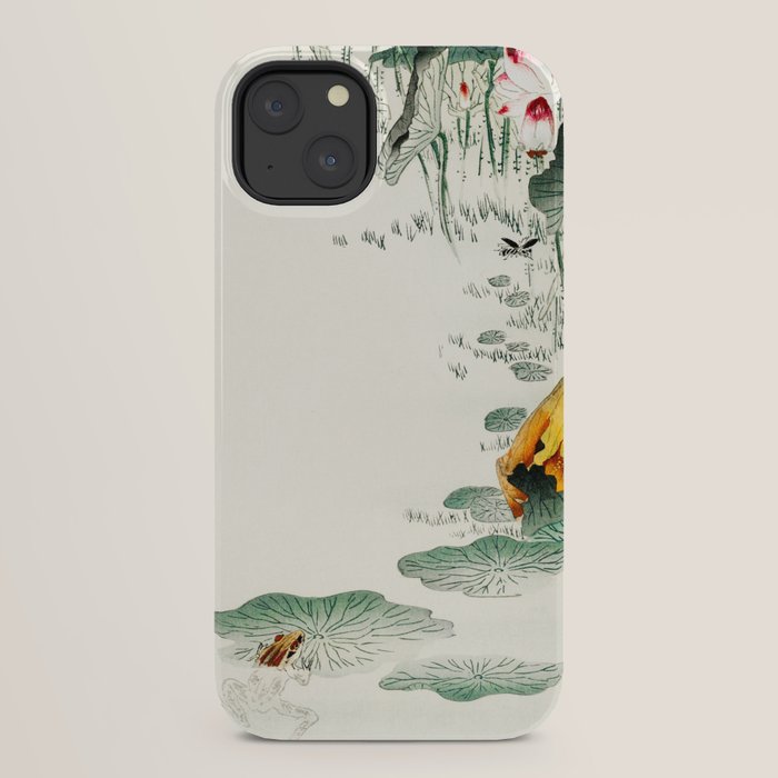 Frog in the swamp - Vintage Japanese Woodblock Print Art iPhone Case Gallery Image 22
