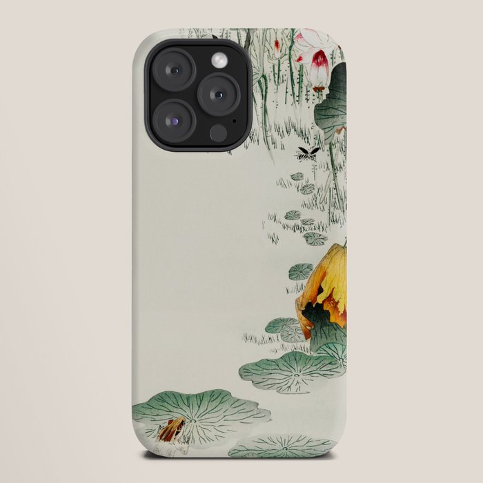 Frog in the swamp - Vintage Japanese Woodblock Print Art iPhone Case Gallery Image 20