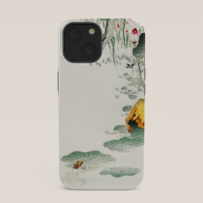 Frog in the swamp - Vintage Japanese Woodblock Print Art iPhone Case Gallery Image 33