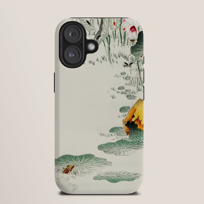 Frog in the swamp - Vintage Japanese Woodblock Print Art iPhone Case Gallery Image 9