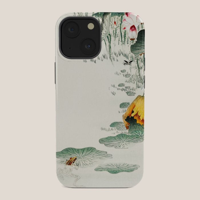 Frog in the swamp - Vintage Japanese Woodblock Print Art iPhone Case Gallery Image 34