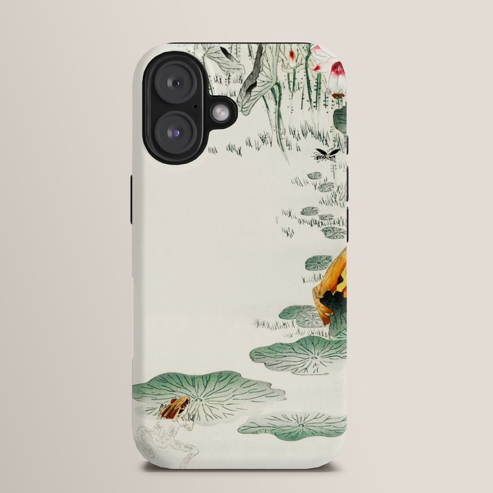 Frog in the swamp - Vintage Japanese Woodblock Print Art iPhone Case Gallery Image 13