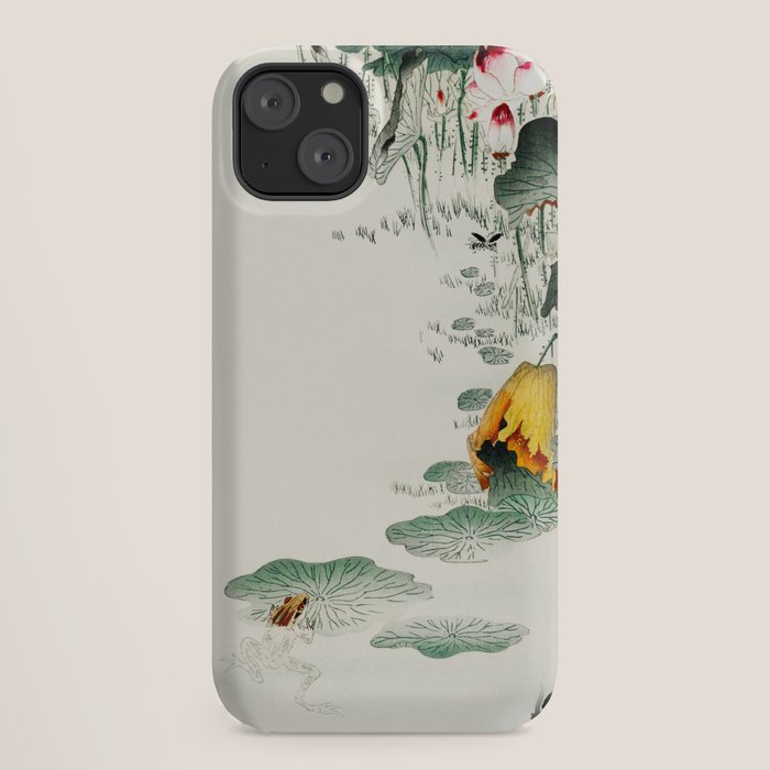 Frog in the swamp - Vintage Japanese Woodblock Print Art iPhone Case Gallery Image 18