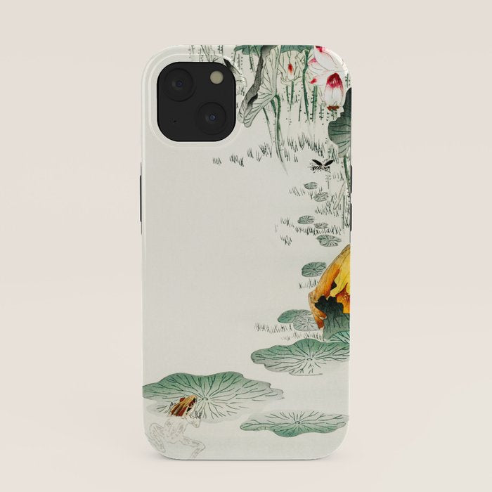 Frog in the swamp - Vintage Japanese Woodblock Print Art iPhone Case Gallery Image 37