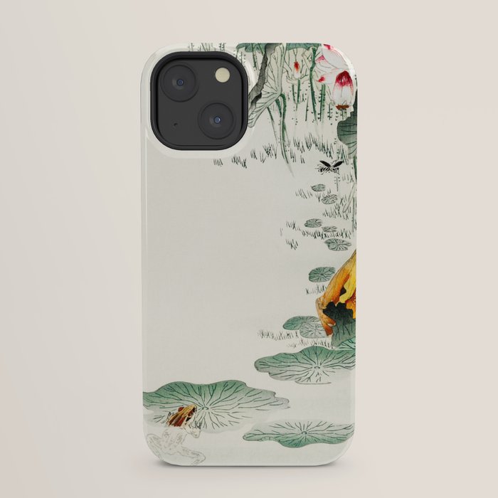 Frog in the swamp - Vintage Japanese Woodblock Print Art iPhone Case Gallery Image 29