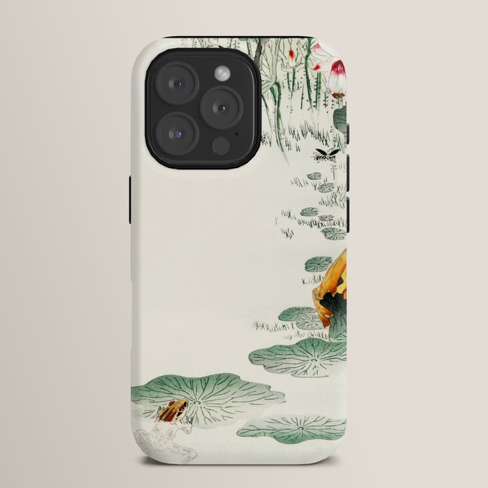 Frog in the swamp - Vintage Japanese Woodblock Print Art iPhone Case Gallery Image 15