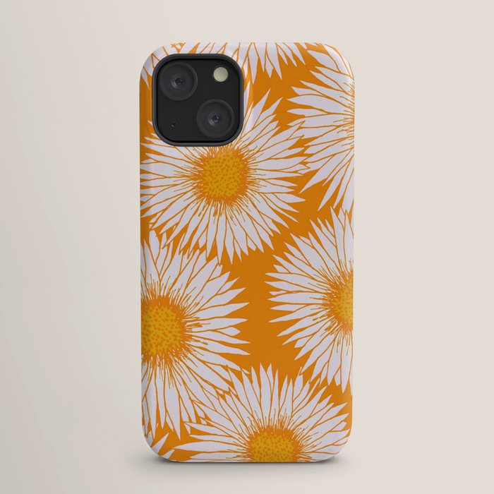 Orange and White Sunflowers iPhone Case Gallery Image 17