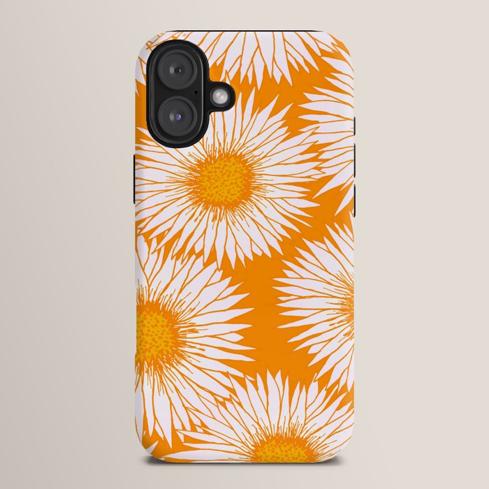 Orange and White Sunflowers iPhone Case Gallery Image 14
