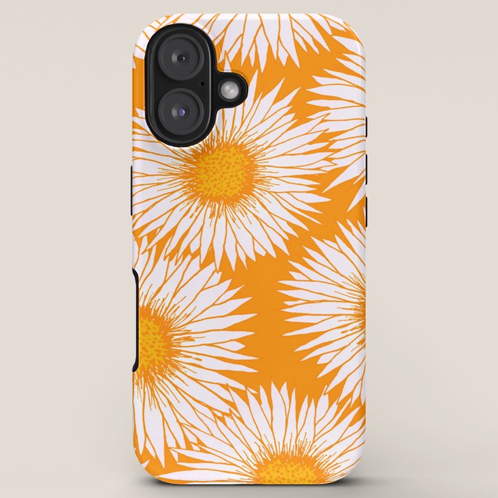 Orange and White Sunflowers iPhone Case Gallery Image 5