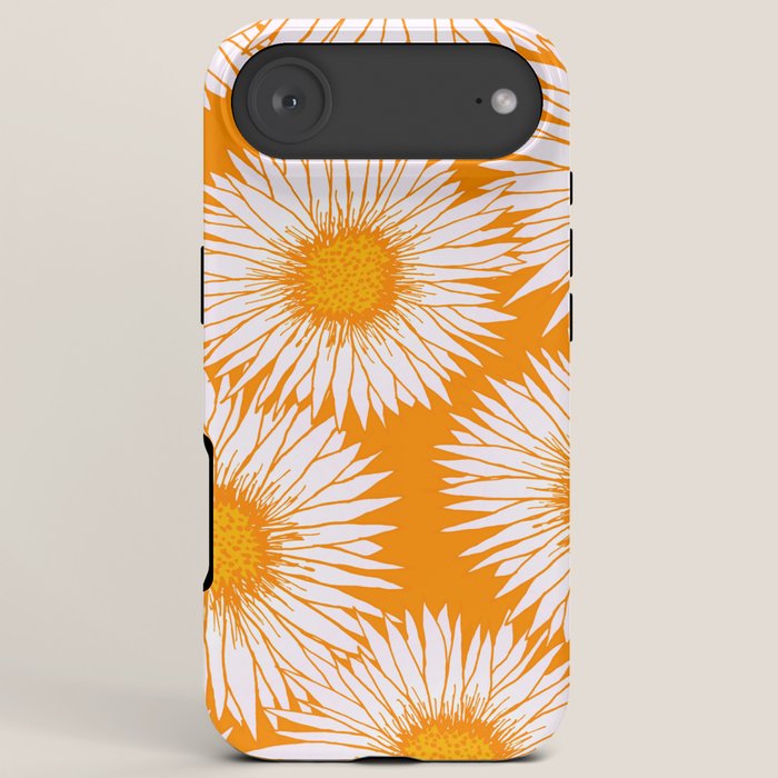 Orange and White Sunflowers iPhone Case Gallery Image 6