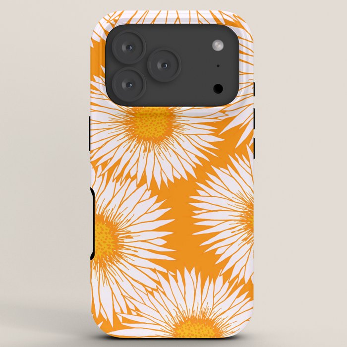 Orange and White Sunflowers iPhone Case Gallery Image 7
