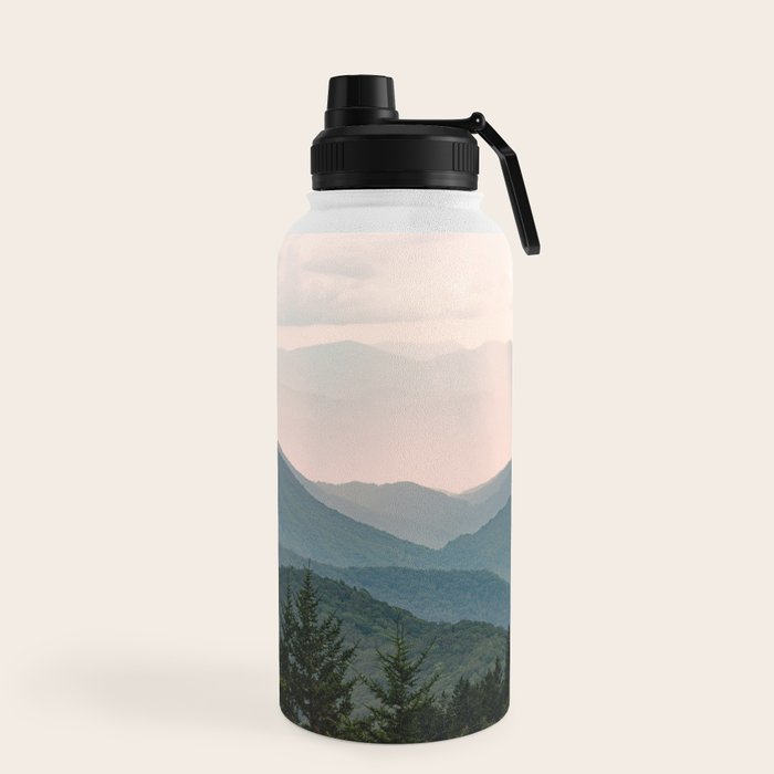 Smoky Mountain Pastel Sunset Water Bottle Gallery Image 5