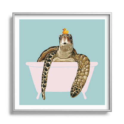 Sea Turtle in Bathtub Framed Art Print Gallery Image 140