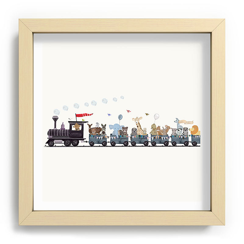big little nursery nature train Framed Art Print Gallery Image 106