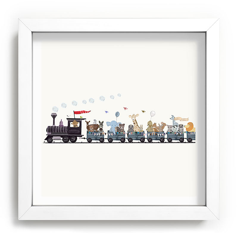 big little nursery nature train Framed Art Print Gallery Image 114