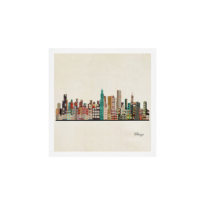 chicago city skyline Art Print Gallery Image 2