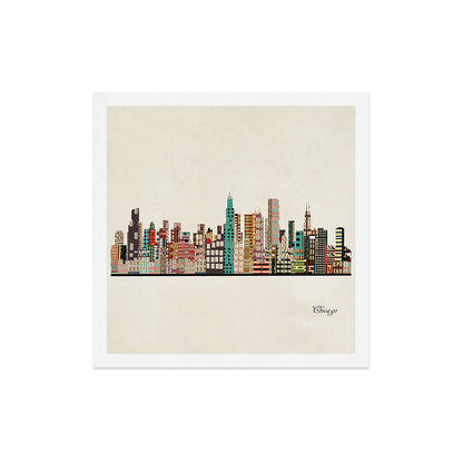 chicago city skyline Art Print Gallery Image 5