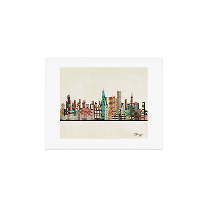 chicago city skyline Art Print Gallery Image 4