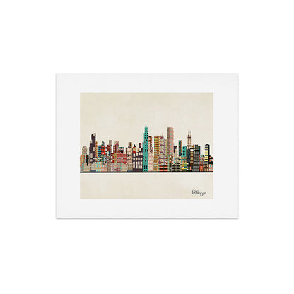 chicago city skyline Art Print Gallery Image 7