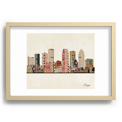 tampa skyline Framed Art Print Gallery Image 97