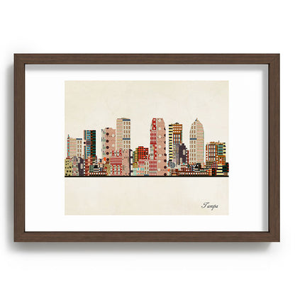 tampa skyline Framed Art Print Gallery Image 89