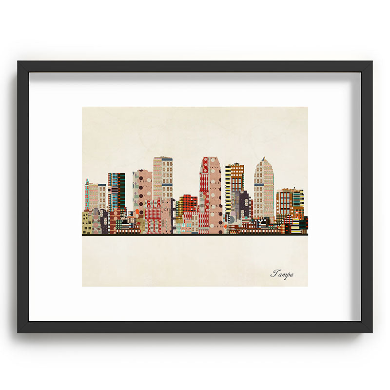 tampa skyline Framed Art Print Gallery Image 84
