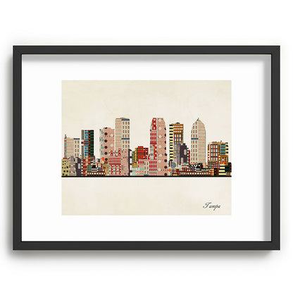 tampa skyline Framed Art Print Gallery Image 84