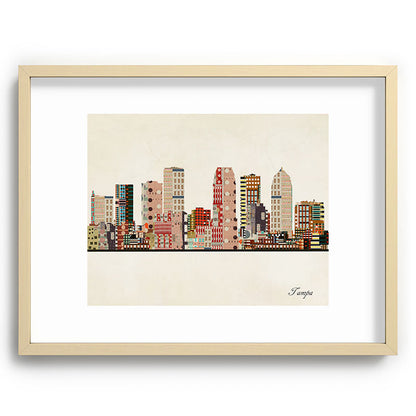 tampa skyline Framed Art Print Gallery Image 100