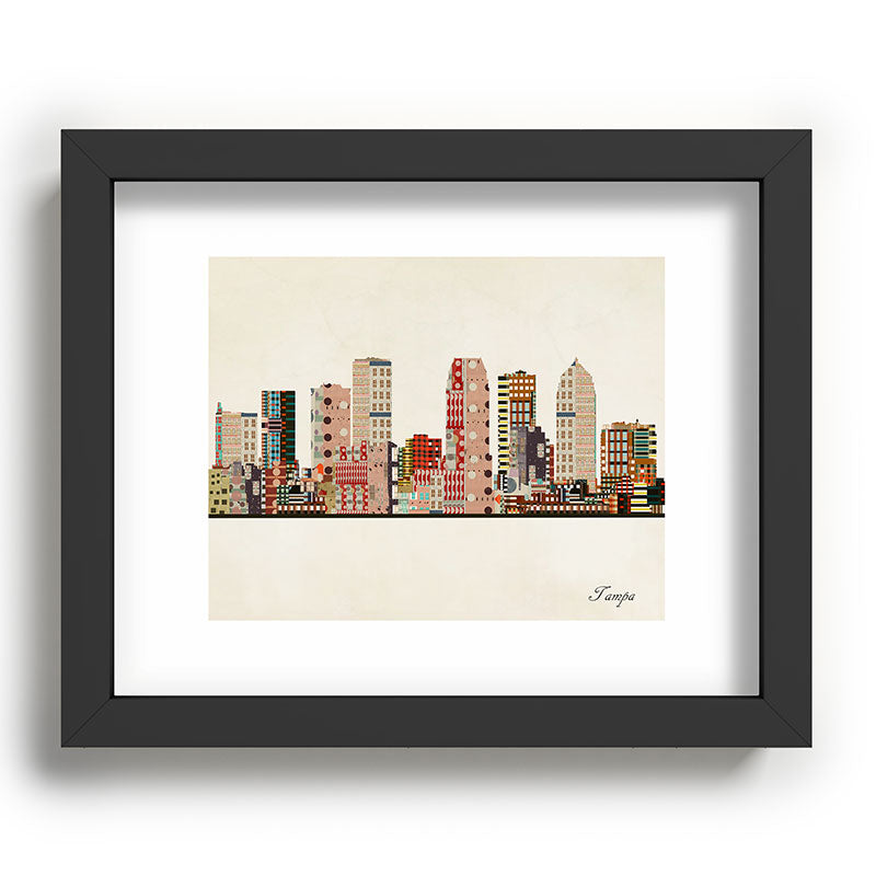 tampa skyline Framed Art Print Gallery Image 78