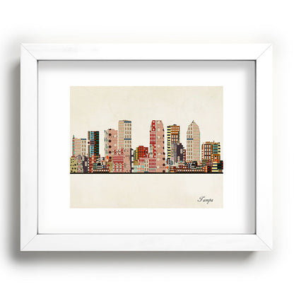 tampa skyline Framed Art Print Gallery Image 104