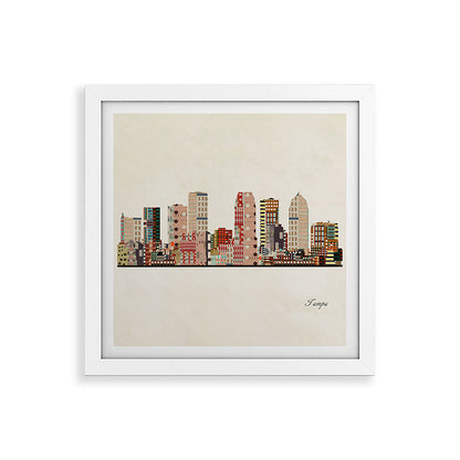 tampa skyline Framed Art Print Gallery Image 82
