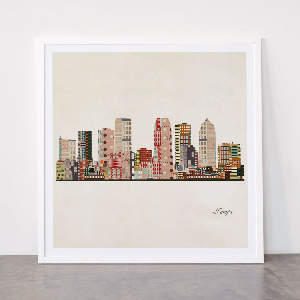 tampa skyline Framed Art Print Gallery Image 87
