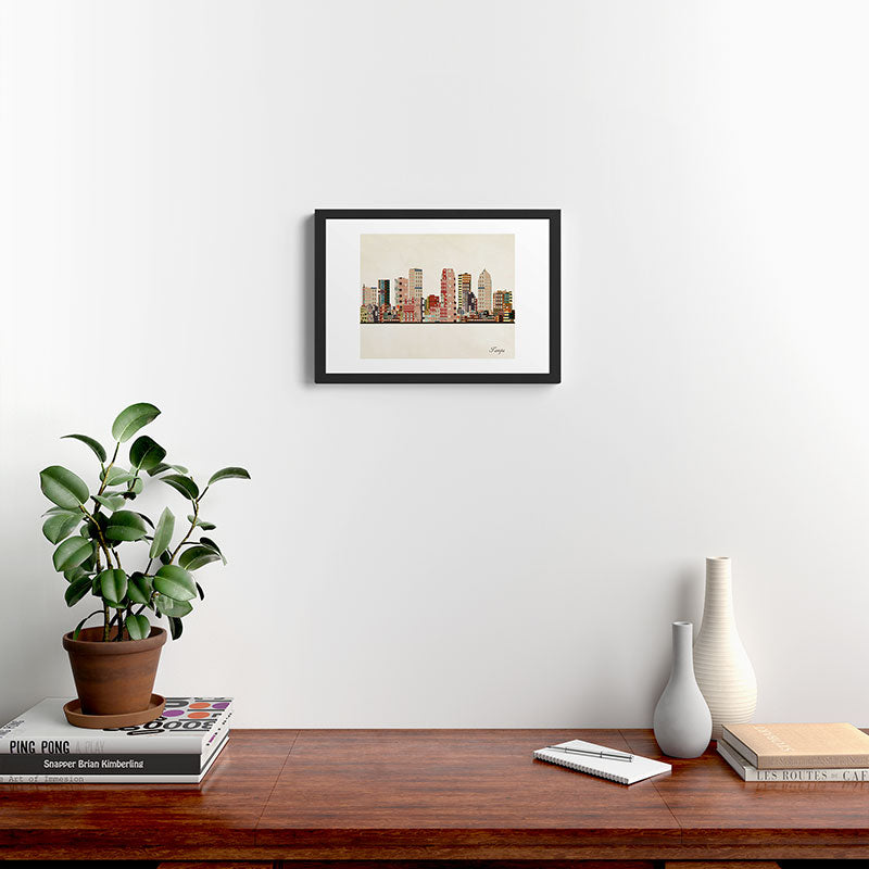 tampa skyline Framed Art Print Gallery Image 4