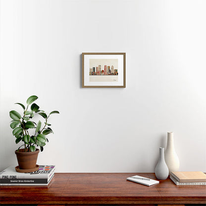 tampa skyline Framed Art Print Gallery Image 12