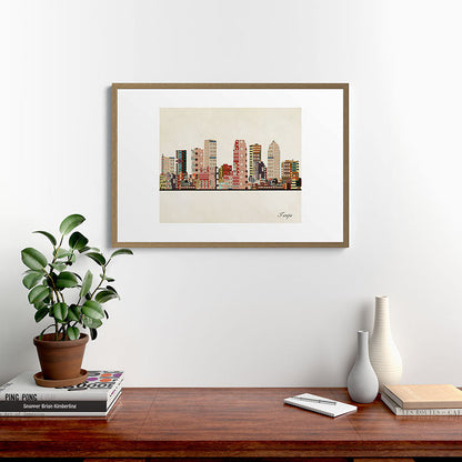 tampa skyline Framed Art Print Gallery Image 18