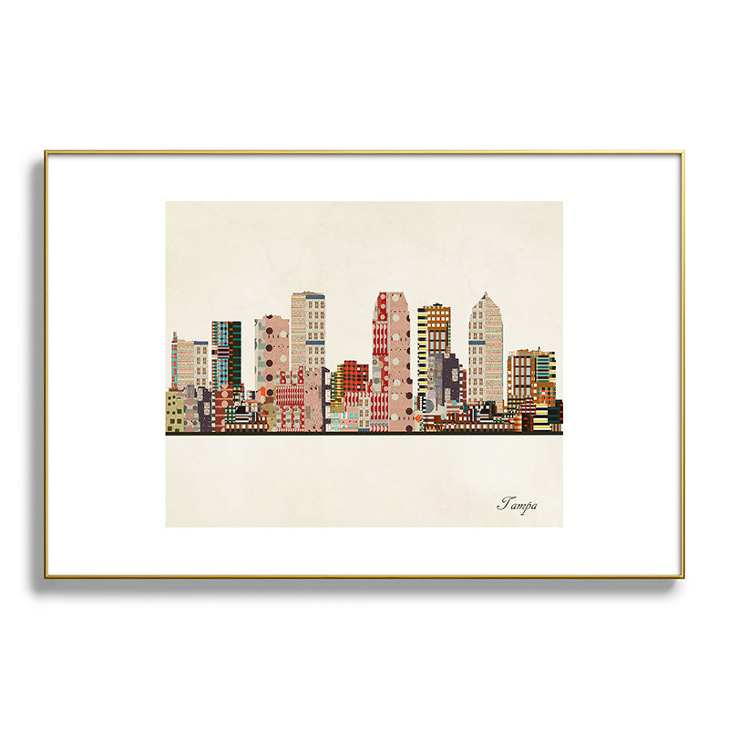 tampa skyline Framed Art Print Gallery Image 127
